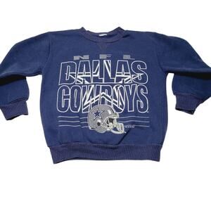 Vintage Dallas Cowboys Crewneck Sweatshirt Kids Youth Size Small 1995 NFL